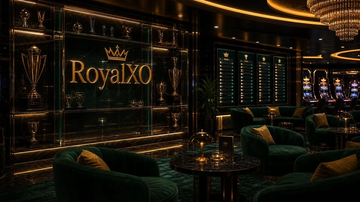 RoyalXO tournament and VIP lounge scene